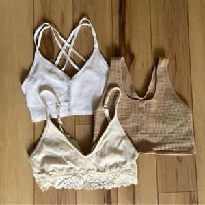 ♥️ Lot of 3 Aerie Lounge Bralettes